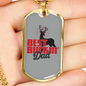 Best Buckin' Dad - 18k Gold Finished Luxury Dog Tag Necklace