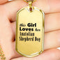 Anatolian Shepherd Dog - 18k Gold Finished Luxury Dog Tag Necklace