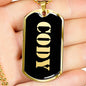 Cody v2 - 18k Gold Finished Luxury Dog Tag Necklace
