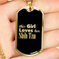 Shih Tzu v2 - 18k Gold Finished Luxury Dog Tag Necklace