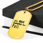 Puli - 18k Gold Finished Luxury Dog Tag Necklace