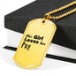 Pug - 18k Gold Finished Luxury Dog Tag Necklace