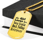 Nova Scotia Duck Tolling Retriever - 18k Gold Finished Luxury Dog Tag Necklace