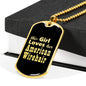 American Wirehair v2 - 18k Gold Finished Luxury Dog Tag Necklace