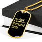 Wirehaired Vizsla v2 - 18k Gold Finished Luxury Dog Tag Necklace
