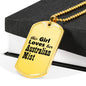 Australian Mist - 18k Gold Finished Luxury Dog Tag Necklace