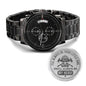 My Hero (Firefighter) - Black Chronograph Watch