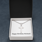 Happy Birthday Richard - Stainless Steel Ball Chain Cross Necklace