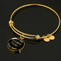 Yorkshire Terrier v1 - 18k Gold Finished Bangle Bracelet