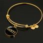 Kristi v02 - 18k Gold Finished Bangle Bracelet