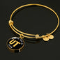 Heart In Utah - 18k Gold Finished Bangle Bracelet