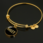 Molly v02 - 18k Gold Finished Bangle Bracelet