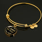 West Highland White Terrier v2 - 18k Gold Finished Bangle Bracelet