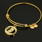 Initial D v1a - 18k Gold Finished Bangle Bracelet
