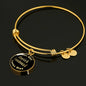 Bluetick Coonhound v2 - 18k Gold Finished Bangle Bracelet