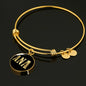 Ana v02 - 18k Gold Finished Bangle Bracelet