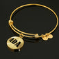 Ada v01 - 18k Gold Finished Bangle Bracelet