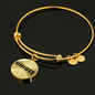 Genevieve v01 - 18k Gold Finished Bangle Bracelet