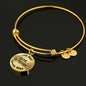 Coton de Tulear - 18k Gold Finished Bangle Bracelet