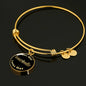 Weimardoodle v2 - 18k Gold Finished Bangle Bracelet