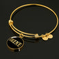 Irene v02 - 18k Gold Finished Bangle Bracelet