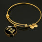 Eva v02 - 18k Gold Finished Bangle Bracelet