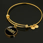 Carol v02 - 18k Gold Finished Bangle Bracelet