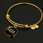 Julia v02 - 18k Gold Finished Bangle Bracelet