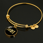 Jodi v02 - 18k Gold Finished Bangle Bracelet