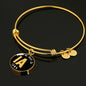 Heart In Iowa - 18k Gold Finished Bangle Bracelet