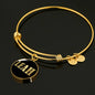 Leah v02 - 18k Gold Finished Bangle Bracelet