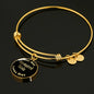 Wirehaired Vizsla v2 - 18k Gold Finished Bangle Bracelet