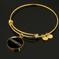 Charlotte v02 - 18k Gold Finished Bangle Bracelet