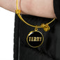 Terry v02 - 18k Gold Finished Bangle Bracelet