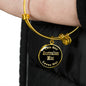 Australian Mist v2 - 18k Gold Finished Bangle Bracelet