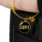 Edna v02 - 18k Gold Finished Bangle Bracelet