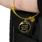 Nova Scotia Duck Tolling Retriever v2 - 18k Gold Finished Bangle Bracelet