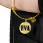 Eva v01 - 18k Gold Finished Bangle Bracelet