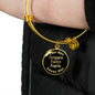 Portuguese Podengo Pequeno v2 - 18k Gold Finished Bangle Bracelet