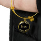 Boxer v1 - 18k Gold Finished Bangle Bracelet