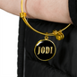 Jodi v02 - 18k Gold Finished Bangle Bracelet