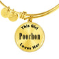 Poochon - 18k Gold Finished Bangle Bracelet