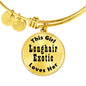 Longhair Exotic v2 - 18k Gold Finished Bangle Bracelet