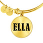 Ella v01 - 18k Gold Finished Bangle Bracelet