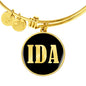 Ida v02 - 18k Gold Finished Bangle Bracelet