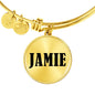 Jamie v01 - 18k Gold Finished Bangle Bracelet