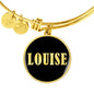 Louise v02 - 18k Gold Finished Bangle Bracelet