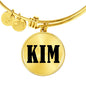 Kim v01 - 18k Gold Finished Bangle Bracelet