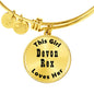 Devon Rex v2 - 18k Gold Finished Bangle Bracelet