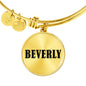 Beverly v01 - 18k Gold Finished Bangle Bracelet
